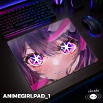 LÓT CHUỘT KÍNH CƯỜNG LỰC  ANIME GIRL SIZE 45X40 DÀY 3MM
