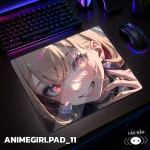 LÓT CHUỘT KÍNH CƯỜNG LỰC  ANIME GIRL SIZE 45X40 DÀY 3MM