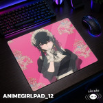 LÓT CHUỘT KÍNH CƯỜNG LỰC  ANIME GIRL SIZE 45X40 DÀY 3MM