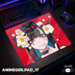 LÓT CHUỘT KÍNH CƯỜNG LỰC  ANIME GIRL SIZE 45X40 DÀY 3MM