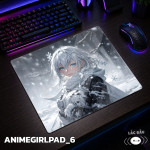 LÓT CHUỘT KÍNH CƯỜNG LỰC  ANIME GIRL SIZE 45X40 DÀY 3MM