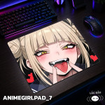 LÓT CHUỘT KÍNH CƯỜNG LỰC  ANIME GIRL SIZE 45X40 DÀY 3MM