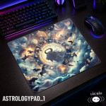 LÓT CHUỘT KÍNH CƯỜNG LỰC CHIÊM TINH ASTROLOGY ZODIAC SIZE 45X40 DÀY 3MM