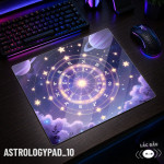 LÓT CHUỘT KÍNH CƯỜNG LỰC CHIÊM TINH ASTROLOGY ZODIAC SIZE 45X40 DÀY 3MM