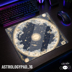 LÓT CHUỘT KÍNH CƯỜNG LỰC CHIÊM TINH ASTROLOGY ZODIAC SIZE 45X40 DÀY 3MM