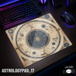 LÓT CHUỘT KÍNH CƯỜNG LỰC CHIÊM TINH ASTROLOGY ZODIAC SIZE 45X40 DÀY 3MM
