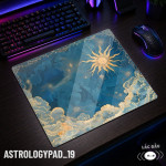 LÓT CHUỘT KÍNH CƯỜNG LỰC CHIÊM TINH ASTROLOGY ZODIAC SIZE 45X40 DÀY 3MM