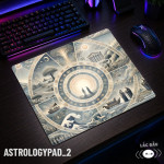 LÓT CHUỘT KÍNH CƯỜNG LỰC CHIÊM TINH ASTROLOGY ZODIAC SIZE 45X40 DÀY 3MM