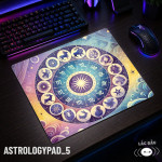 LÓT CHUỘT KÍNH CƯỜNG LỰC CHIÊM TINH ASTROLOGY ZODIAC SIZE 45X40 DÀY 3MM