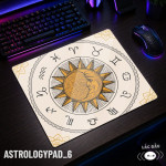 LÓT CHUỘT KÍNH CƯỜNG LỰC CHIÊM TINH ASTROLOGY ZODIAC SIZE 45X40 DÀY 3MM