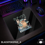LÓT CHUỘT KÍNH CƯỜNG LỰC BLACK POKEMON KAIJU SIZE 45X40 DÀY 3MM