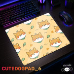 LÓT CHUỘT KÍNH CƯỜNG LỰC CHÓ DỄ THƯƠNG SIZE 45X40 DÀY 3MM