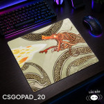 LÓT CHUỘT KÍNH CƯỜNG LỰC CSGO CS2 COUNTER STRIKE SIZE 45X40 DÀY 3MM