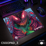 LÓT CHUỘT KÍNH CƯỜNG LỰC CSGO CS2 COUNTER STRIKE SIZE 45X40 DÀY 3MM