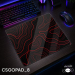 LÓT CHUỘT KÍNH CƯỜNG LỰC CSGO CS2 COUNTER STRIKE SIZE 45X40 DÀY 3MM