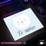 LÓT CHUỘT KÍNH CƯỜNG LỰC CUTE ANIMALS SIZE 45X40 DÀY 3MM