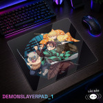 LÓT CHUỘT KÍNH CƯỜNG LỰC DEMON SLAYER SIZE 45X40 DÀY 3MM
