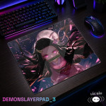 LÓT CHUỘT KÍNH CƯỜNG LỰC DEMON SLAYER SIZE 45X40 DÀY 3MM