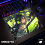 LÓT CHUỘT KÍNH CƯỜNG LỰC GAMING SIZE 45X40 DÀY 3MM