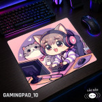 LÓT CHUỘT KÍNH CƯỜNG LỰC GAMING SIZE 45X40 DÀY 3MM