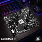 LÓT CHUỘT KÍNH CƯỜNG LỰC GAMING SIZE 45X40 DÀY 3MM