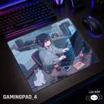 LÓT CHUỘT KÍNH CƯỜNG LỰC GAMING SIZE 45X40 DÀY 3MM