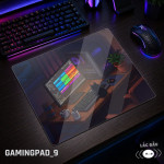 LÓT CHUỘT KÍNH CƯỜNG LỰC GAMING SIZE 45X40 DÀY 3MM