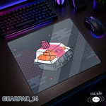 LÓT CHUỘT KÍNH CƯỜNG LỰC GEAR GAMEPAD SIZE 45X40 DÀY 3MM