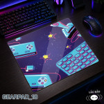 LÓT CHUỘT KÍNH CƯỜNG LỰC GEAR GAMEPAD SIZE 45X40 DÀY 3MM