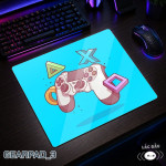 LÓT CHUỘT KÍNH CƯỜNG LỰC GEAR GAMEPAD SIZE 45X40 DÀY 3MM