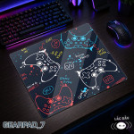 LÓT CHUỘT KÍNH CƯỜNG LỰC GEAR GAMEPAD SIZE 45X40 DÀY 3MM