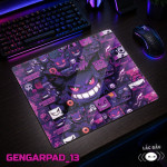 LÓT CHUỘT KÍNH CƯỜNG LỰC POKEMON GENGAR SIZE 35X30 DÀY 3MM