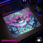 LÓT CHUỘT KÍNH CƯỜNG LỰC POKEMON GENGAR SIZE 35X30 DÀY 3MM