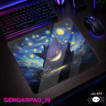 LÓT CHUỘT KÍNH CƯỜNG LỰC POKEMON GENGAR SIZE 35X30 DÀY 3MM