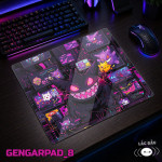 LÓT CHUỘT KÍNH CƯỜNG LỰC POKEMON GENGAR SIZE 35X30 DÀY 3MM