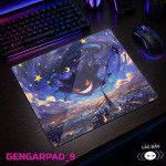 LÓT CHUỘT KÍNH CƯỜNG LỰC POKEMON GENGAR SIZE 35X30 DÀY 3MM