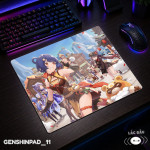 LÓT CHUỘT KÍNH CƯỜNG LỰC GENSHIN IMPACT SIZE 45X40 DÀY 3MM