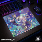 LÓT CHUỘT KÍNH CƯỜNG LỰC GENSHIN IMPACT SIZE 45X40 DÀY 3MM