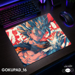 LÓT CHUỘT KÍNH CƯỜNG LỰC GOKU DRAGON BALL SIZE 45X40 DÀY 3MM