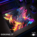 LÓT CHUỘT KÍNH CƯỜNG LỰC GOKU DRAGON BALL SIZE 45X40 DÀY 3MM