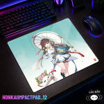 LÓT CHUỘT KÍNH CƯỜNG LỰC HONKAI IMPACT SIZE 45X40 DÀY 3MM