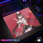 LÓT CHUỘT KÍNH CƯỜNG LỰC HONKAI IMPACT SIZE 45X40 DÀY 3MM