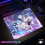 LÓT CHUỘT KÍNH CƯỜNG LỰC HONKAI IMPACT SIZE 45X40 DÀY 3MM