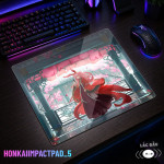 LÓT CHUỘT KÍNH CƯỜNG LỰC HONKAI IMPACT SIZE 45X40 DÀY 3MM