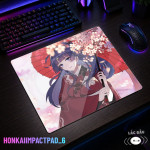 LÓT CHUỘT KÍNH CƯỜNG LỰC HONKAI IMPACT SIZE 45X40 DÀY 3MM