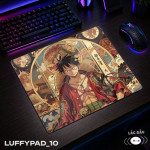 LÓT CHUỘT KÍNH CƯỜNG LỰC MONKEY D LUFFY ONE PIECE SIZE 35X30 DÀY 3MM