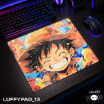 LÓT CHUỘT KÍNH CƯỜNG LỰC MONKEY D LUFFY ONE PIECE SIZE 35X30 DÀY 3MM