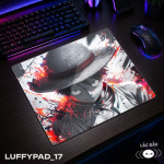 LÓT CHUỘT KÍNH CƯỜNG LỰC MONKEY D LUFFY ONE PIECE SIZE 35X30 DÀY 3MM