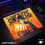LÓT CHUỘT KÍNH CƯỜNG LỰC MONKEY D LUFFY ONE PIECE SIZE 35X30 DÀY 3MM