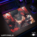 LÓT CHUỘT KÍNH CƯỜNG LỰC MONKEY D LUFFY ONE PIECE SIZE 35X30 DÀY 3MM